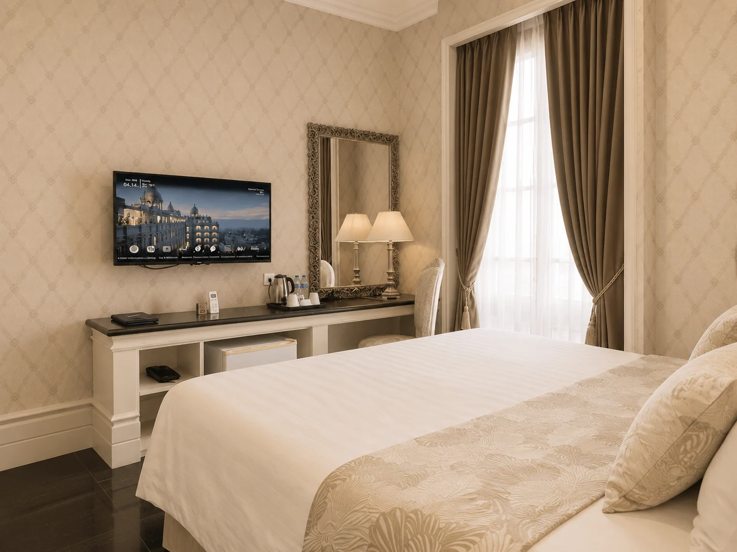 Quarto claro do GH Universal Hotel Bandung
